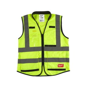 MILWAUKEE kamizelka o intensywnej widzialności PREMIUM - żółta L/XL