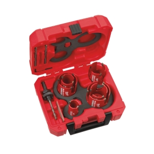 MILWAUKEE otwornice z węglikiem wolframu BIG HAWG™ multi material - zestaw 10 szt.