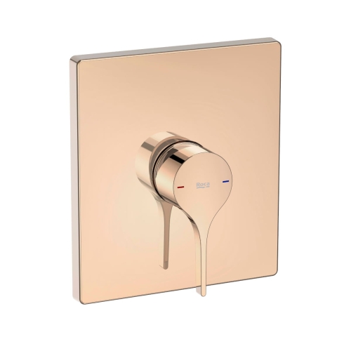 ROCA INSIGNIA bateria natryskowa podtynkowa, rose gold