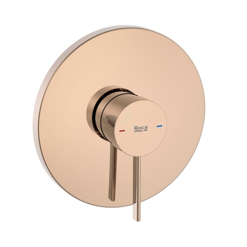 ROCA ONA bateria natryskowa podtynkowa, rose gold