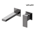 VALVEX ARS bateria umywalkowa podtynkowa, grafit szczotkowany