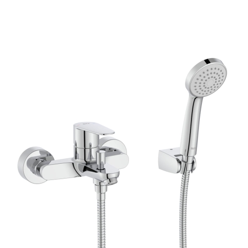 ROCA VICTORIA PLUS bateria wannowo-natryskowa naścienna, chrom