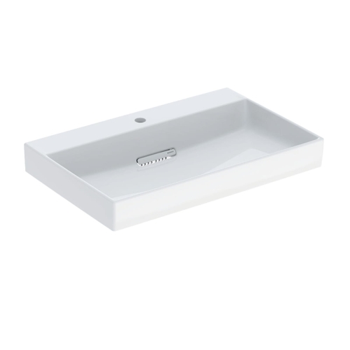 GEBERIT ONE umywalka nablatowa 75 cm, biała