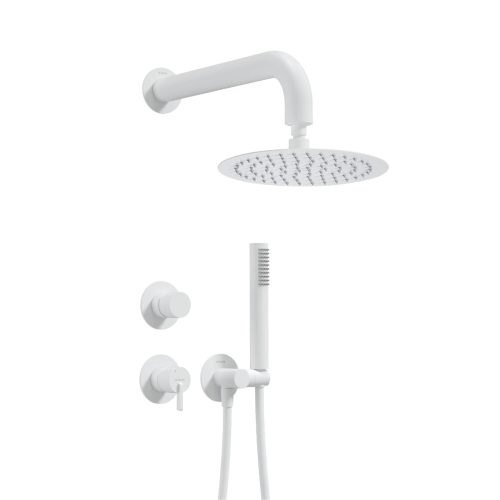 DEANTE komplet podtynkowy natryskowy silia bianco z głowicą natryskową