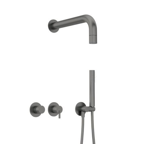 DEANTE komplet podtynkowy SILIA titanium