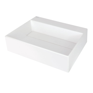 DEANTE umywalka CORREO granit alabaster z maskownicą 500x400 mm 