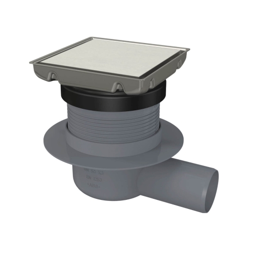 DEANTE odpływ punktowy 130x130 mm - ruszt odwracalny, stal