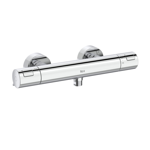ROCA T-500 bateria natryskowa naścienna termostatyczna, chrom