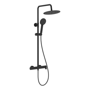 ROCA VEGA PLUS zestaw natryskowy naścienny, czarny mat