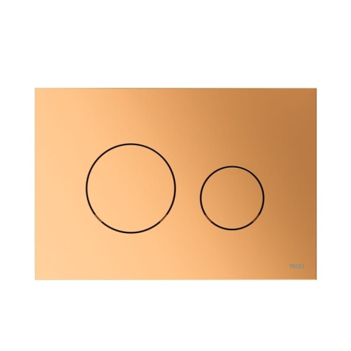 TECEloop przycisk spłukujący do WC, mosiądz metaliczny