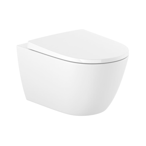 ROCA ONA RIMLESS VORTEX miska WC podwieszana, biała