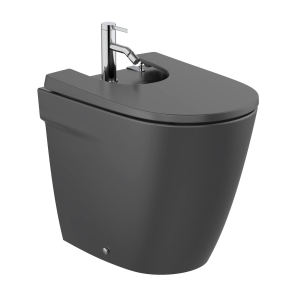 ROCA ONA bidet stojący przyścienny, czarny mat 