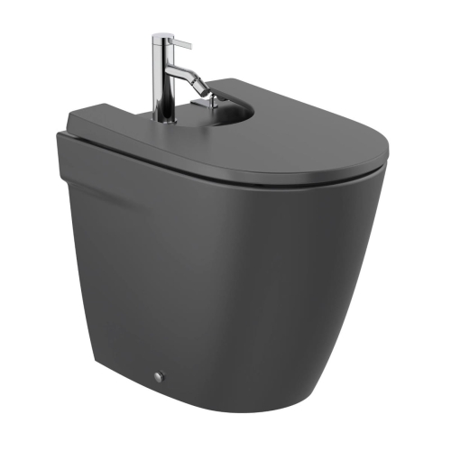 ROCA ONA bidet stojący przyścienny, czarny mat
