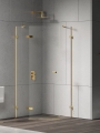 NEW TRENDY EVENTA GOLD SHINE  90 x 90 cm kabina pięciokątna, szkło przejrzyste