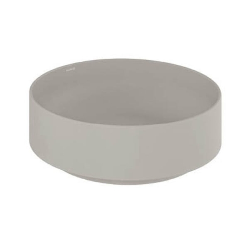 KLUDI RESA R umywalka nablatowa 40 cm, jasny szary mat