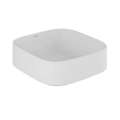 KLUDI RESA C umywalka nablatowa 40 cm, biały mat