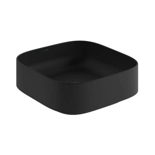 KLUDI RESA C umywalka nablatowa 40 cm, czarny mat