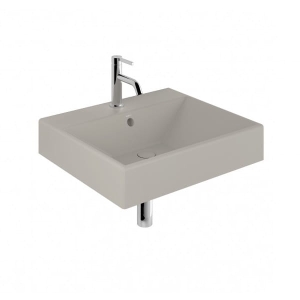 KLUDI RESA umywalka wisząca 61 cm, jasny szary mat