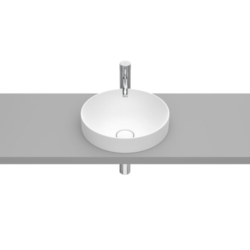 ROCA INSPIRA ROUND umywalka nablatowa, biały mat