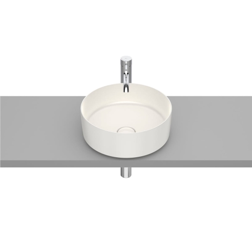 ROCA INSPIRA ROUND umywalka nablatowa 37 cm, beżowa