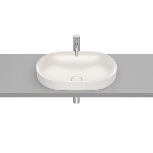 ROCA INSPIRA ROUND umywalka wpuszczana w blat 55 cm, beżowa 