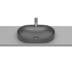 ROCA INSPIRA ROUND umywalka wpuszczana w blat 55 cm, onyks