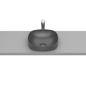 ROCA INSPIRA SOFT umywalka wpuszczana w blat 37 cm, onyks