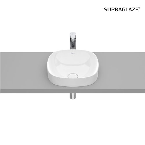 ROCA INSPIRA SOFT umywalka wpuszczana w blat 37 cm, supraglaze
