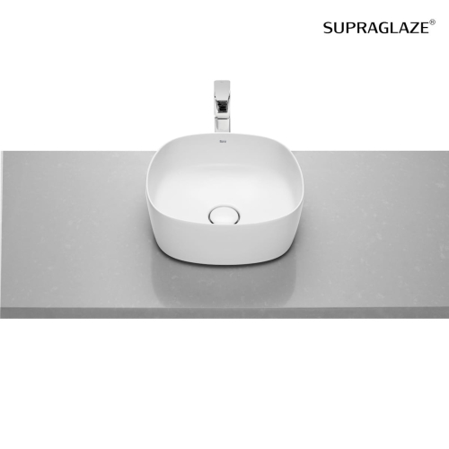 ROCA INSPIRA SOFT umywalka nablatowa 37 cm, supraglaze