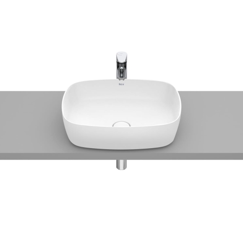 ROCA INSPIRA SOFT umywalka nablatowa 50 cm, biały mat