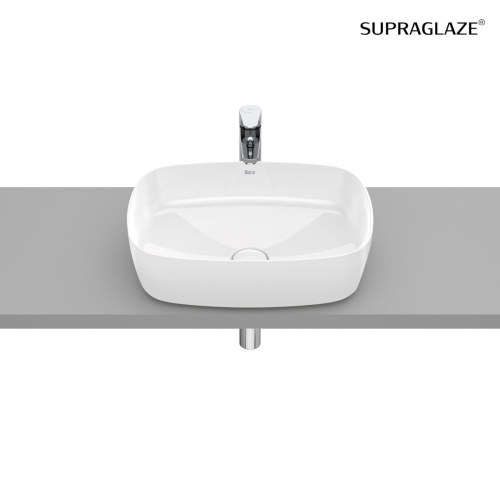 ROCA INSPIRA SOFT umywalka nablatowa 50 cm, supraglaze