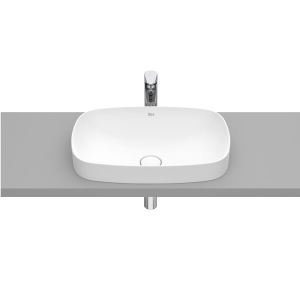 ROCA INSPIRA SOFT umywalka wpuszczana w blat 55 cm, biały mat