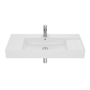 ROCA INSPIRA SQUARE umywalka nablatowa 100 cm, biały mat