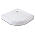 BASE PROMO brodzik półokrągły 90x90 cm, biały