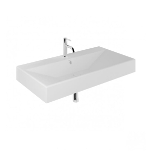 KLUDI RESA umywalka wisząca 101 cm, biały mat