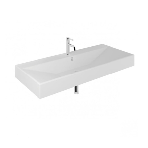 KLUDI RESA umywalka wisząca 121 cm, biały mat