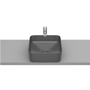 ROCA INSPIRA SQUARE umywalka nablatowa, onyx