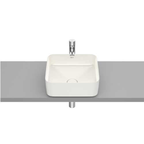 ROCA INSPIRA SQUARE umywalka nablatowa, beżowa