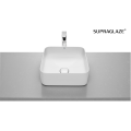 ROCA INSPIRA SQUARE umywalka nablatowa, Supraglaze®