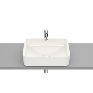 ROCA INSPIRA ROUND umywalka nablatowa 50 cm, beż