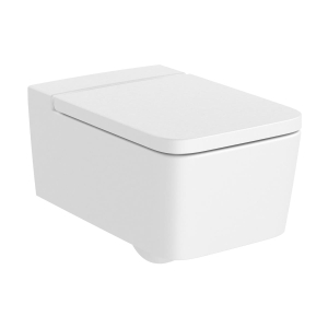 ROCA INSPIRA SQUARE RIMLESS miska WC wisząca, biały mat