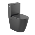 ROCA ONA miska WC do kompaktu Rimless, czarny mat