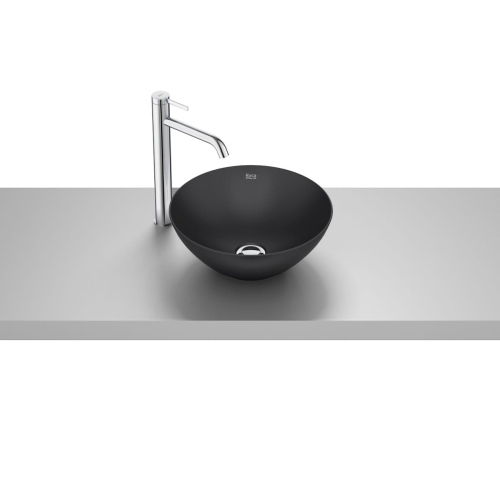 ROCA BOL umywalka nablatowa 35 cm, czarny mat