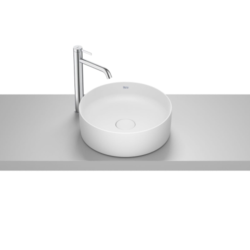 ROCA TERRA umywalka nablatowa 39 cm, biały mat