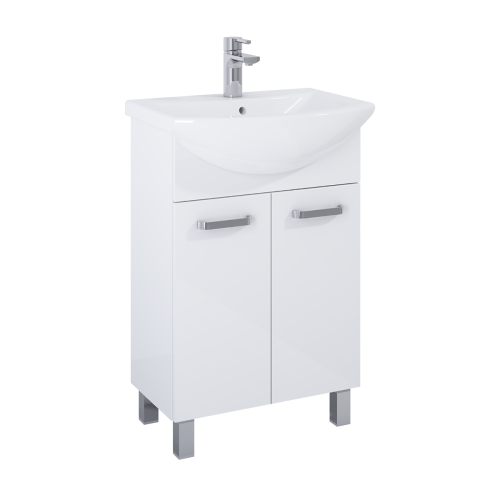 ELITA SUNN zestaw szafka z umywalką DAKAR 55 cm, biała