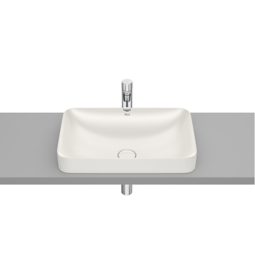 ROCA INSPIRA ROUND umywalka nablatowa 55 cm, beż