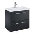 ROCA ROMA COMPACT szafka łazienkowa 60 cm, czarny mat