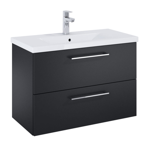 ROCA ROMA COMPACT szafka łazienkowa 80 cm, czarny mat