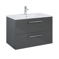 ROCA ROMA szafka łazienkowa 80 cm, antracyt połysk