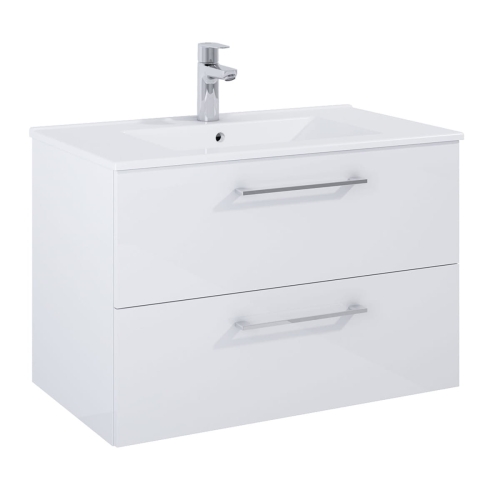 ROCA ROMA szafka łazienkowa 80 cm, biały połysk
